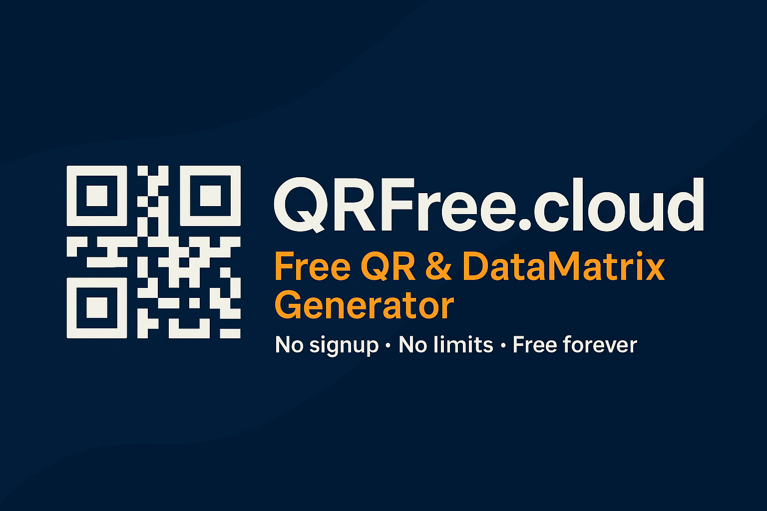 qr free qr code and datamatrix generator